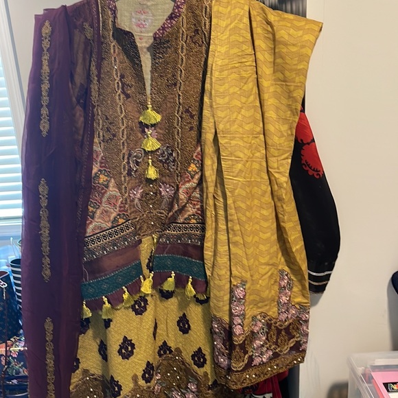 Pakistani shalwar kameez designer Asim Jofa original eid sana safinaz Limelight - Picture 17 of 17